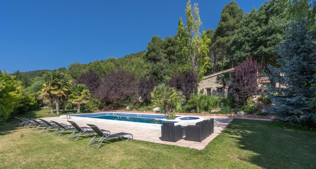 Masia Ventanell Luxury Villa Near Barcelona La Llacuna Exterior foto